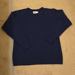 VERRAZANO ANGORA AND RABBIT VINTAGE CREWNECK SWEATER SIZE LARGE